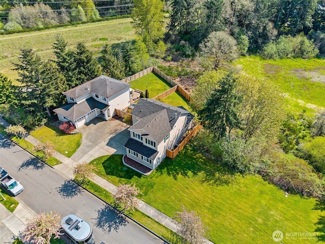 drone / aerial view