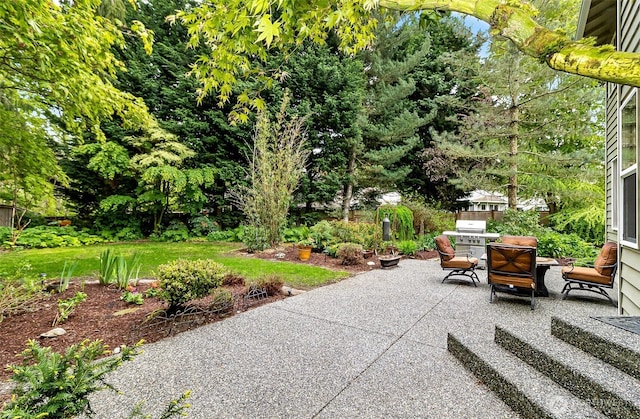 view of patio / terrace with fence