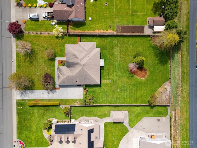drone / aerial view