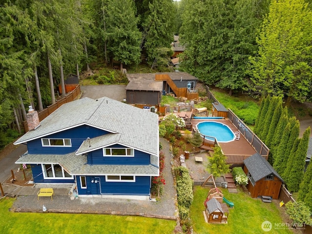 4130 Lakeway Dr, Bellingham, WA 98229 - birds eye view of property