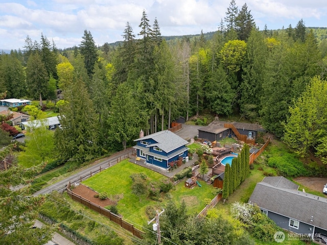 4130 Lakeway Dr, Bellingham, WA 98229 - drone / aerial view with a view of trees