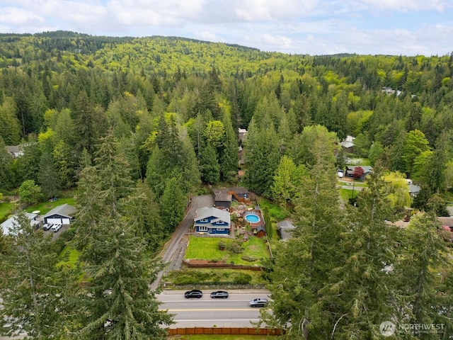 4130 Lakeway Dr, Bellingham, WA 98229 - birds eye view of property with a view of trees