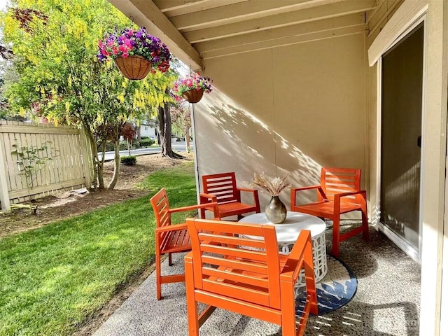 10221 NE 16th St Unit H5, Bellevue, WA 98004 - view of patio with fence