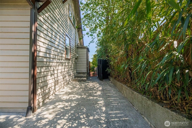 view of side of home