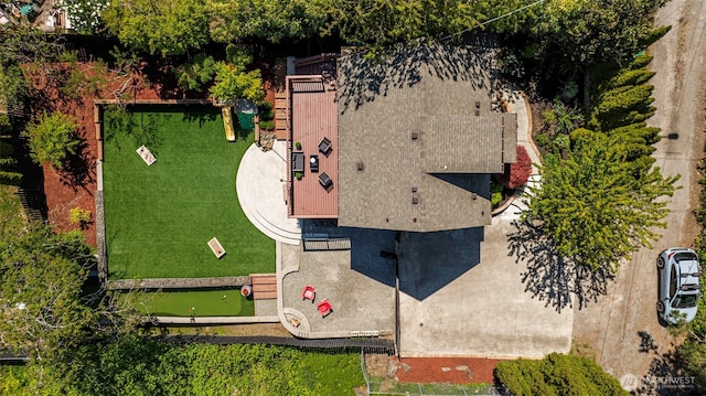 view of subject property