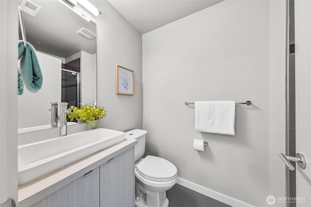 2055 NW Talus Dr Unit 3, Issaquah, WA 98027 - full bath featuring toilet, a shower stall, and vanity