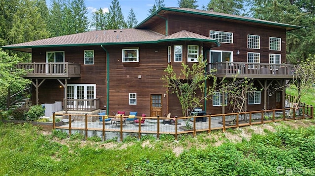 17613 Butler Rd, Snohomish, WA 98290 - back of property with a patio and a deck