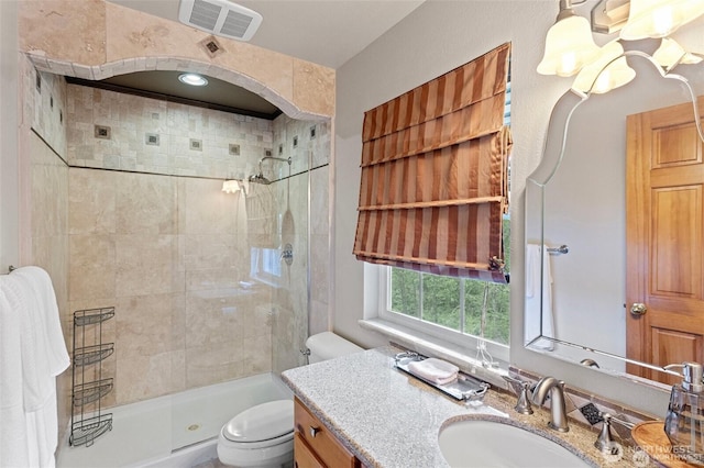 17613 Butler Rd, Snohomish, WA 98290 - full bath with toilet, a tile shower, and vanity