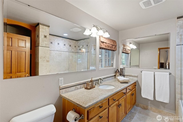 17613 Butler Rd, Snohomish, WA 98290 - full bath with toilet, vanity, and tile patterned floors