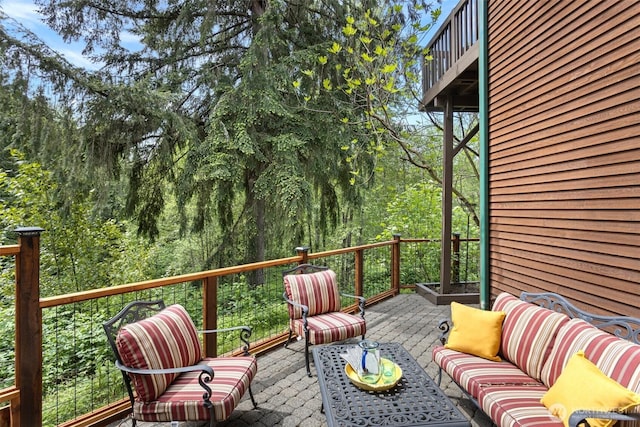 17613 Butler Rd, Snohomish, WA 98290 - wooden deck featuring an outdoor hangout area