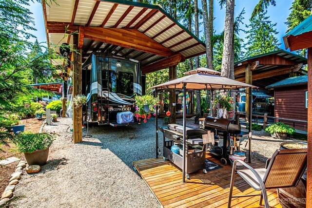 1546 Reservation Rd SE Unit 253, Olympia, WA 98513 - view of dock with a gazebo