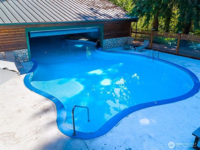 1546 Reservation Rd SE Unit 253, Olympia, WA 98513 - view of swimming pool with fence, a patio area, and a fenced in pool