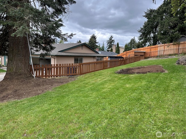 1615 S 90th St, Tacoma, WA 98444 - view of yard with fence private yard