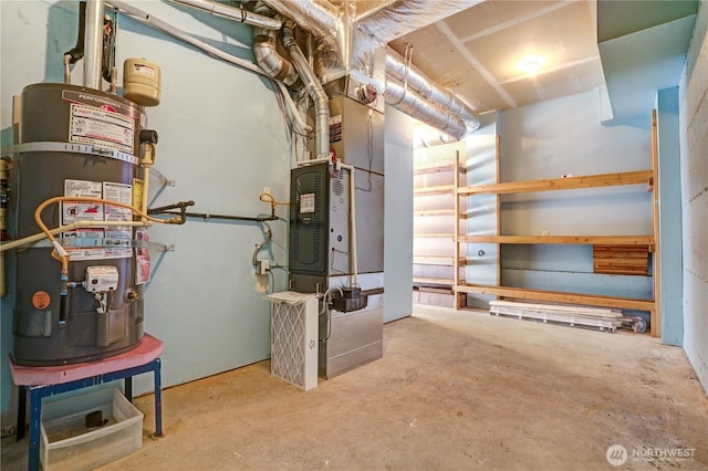 utilities featuring secured water heater