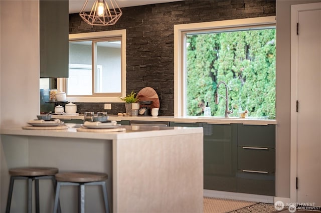 bathroom featuring a wealth of natural light