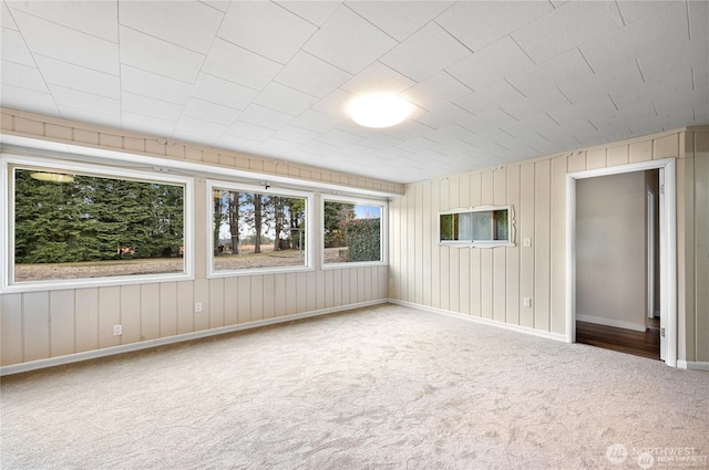 spare room featuring carpet flooring