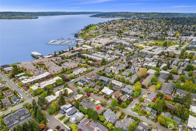 325 6th Ave S, Kirkland, WA 98033 - bird's eye view with a water view
