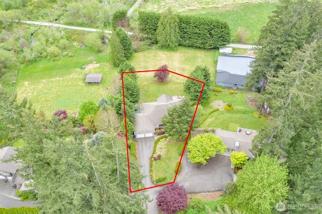drone / aerial view