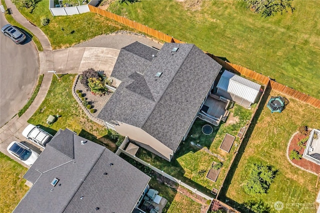 aerial view