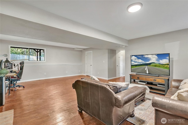 791 NE Pinecrest Dr, Bremerton, WA 98311 - living room with wood finished floors and baseboards