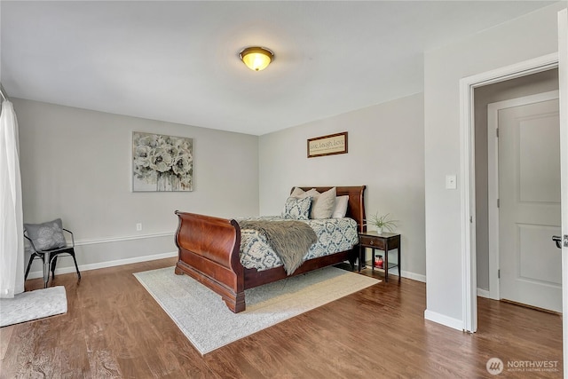 791 NE Pinecrest Dr, Bremerton, WA 98311 - bedroom with dark wood-style floors and baseboards