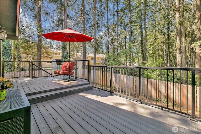 791 NE Pinecrest Dr, Bremerton, WA 98311 - view of wooden terrace