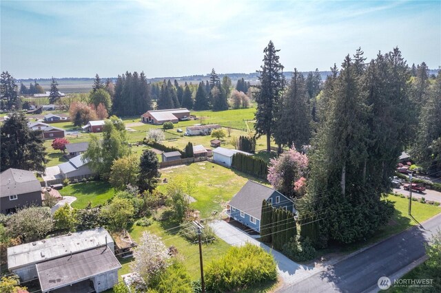 drone / aerial view