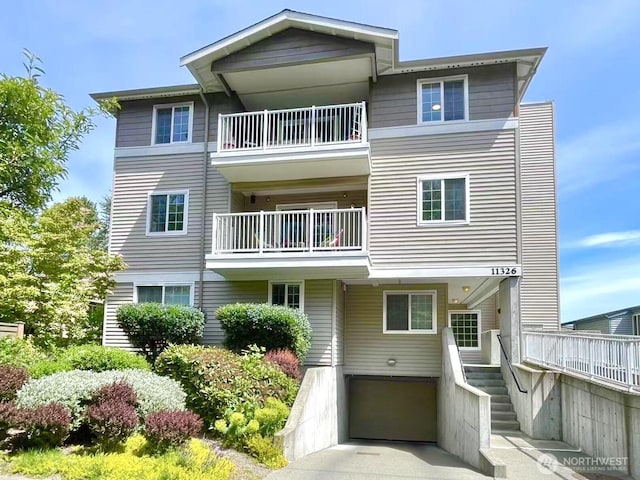 view of front of house featuring an attached garage