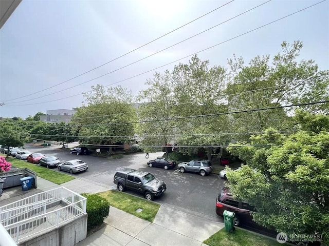view of vehicle parking
