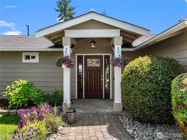 17111 NE 5th St, Bellevue, WA 98008 - entrance to property with roof with shingles