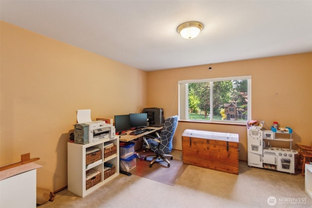 office with carpet