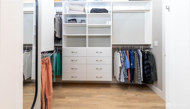 view of closet