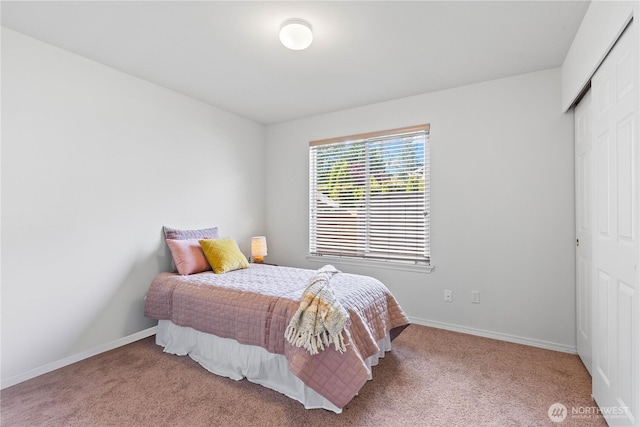 710 122nd Avenue Ct E, Edgewood, WA 98372 - carpeted bedroom featuring baseboards and a closet
