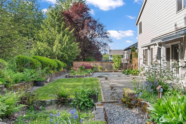 710 122nd Avenue Ct E, Edgewood, WA 98372 - view of yard with a patio and fence