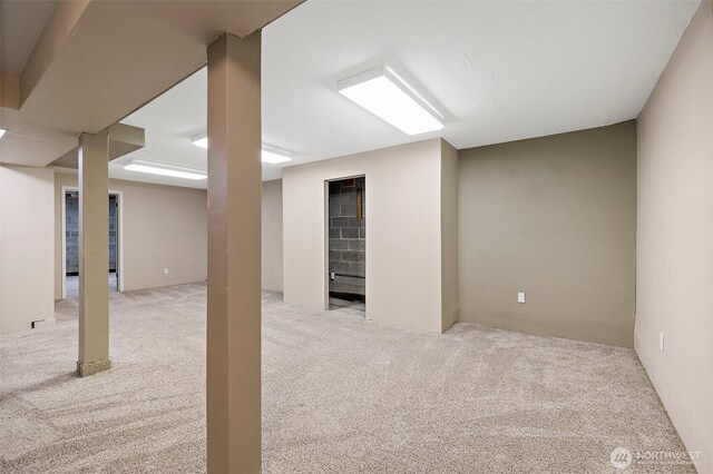 15304 SE 296th St, Kent, WA 98042 - finished basement with carpet floors