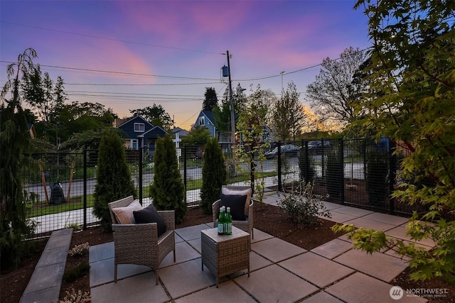 7356 21st Ave NW, Seattle, WA 98117 - view of patio / terrace featuring fence