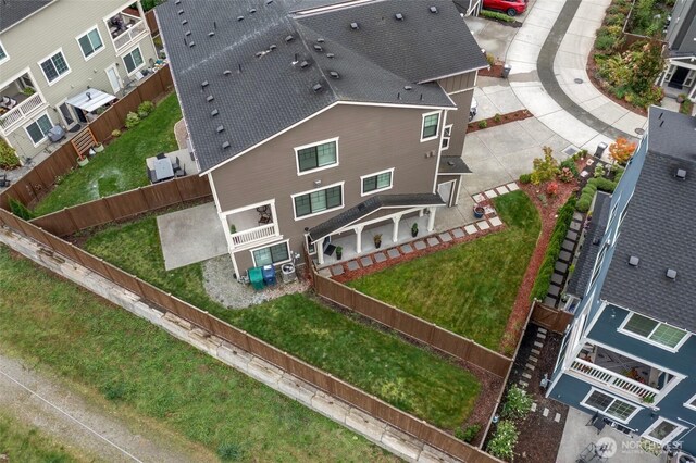 drone / aerial view