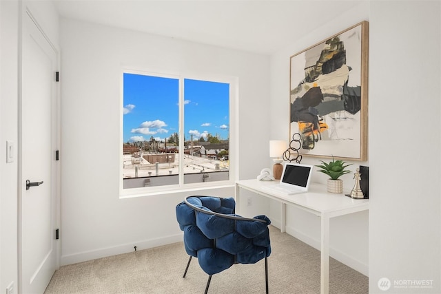 8018 24th Ave NW, Seattle, WA 98117 - carpeted office featuring baseboards