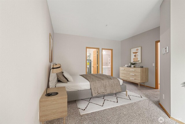 17610 134th Ln SE, Renton, WA 98058 - bedroom with carpet and connected bathroom