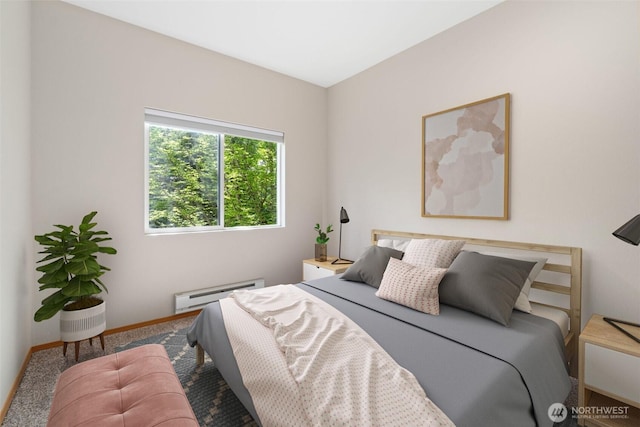 17610 134th Ln SE, Renton, WA 98058 - carpeted bedroom featuring baseboards and a baseboard heating unit