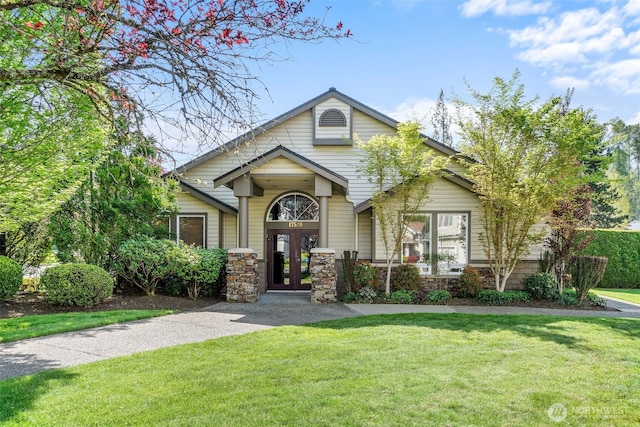 17610 134th Ln SE, Renton, WA 98058 - craftsman-style home with french doors and a front yard