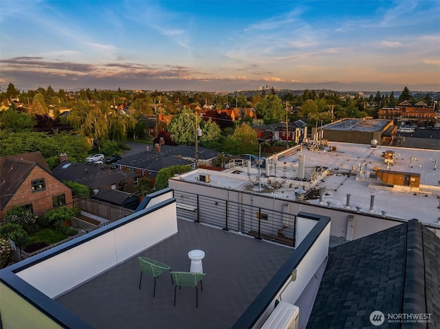8018 24th Ave NW Unit B, Seattle, WA 98117 - view of balcony at dusk