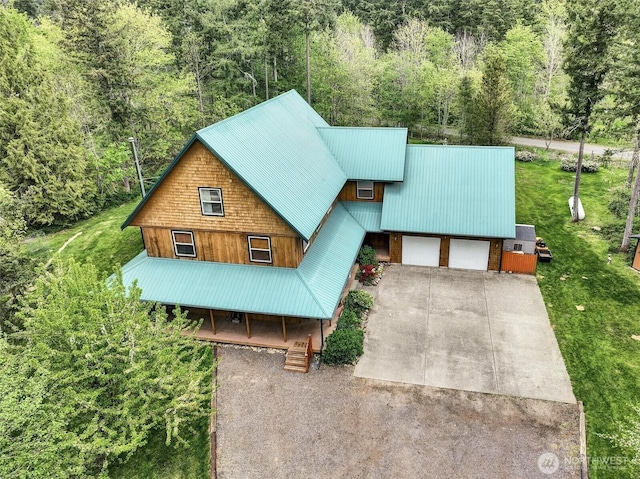 17132 156th Ln SE, Yelm, WA 98597 - aerial view featuring a wooded view
