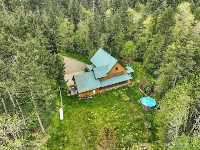 17132 156th Ln SE, Yelm, WA 98597 - view from above of property featuring a heavily wooded area