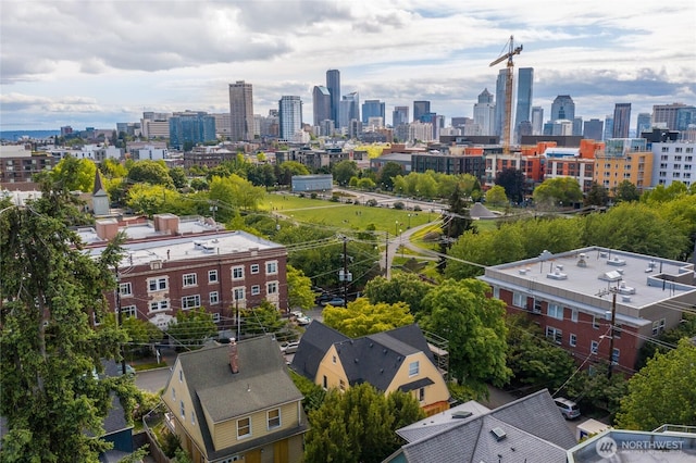 121 12th Ave E Unit 506, Seattle, WA 98102 - drone / aerial view of a skyline view