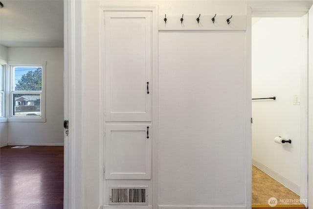 closet with visible vents