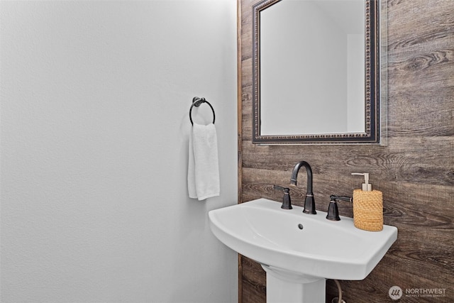 bathroom with a sink