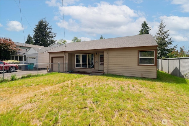 view of front of property featuring a garage and driveway