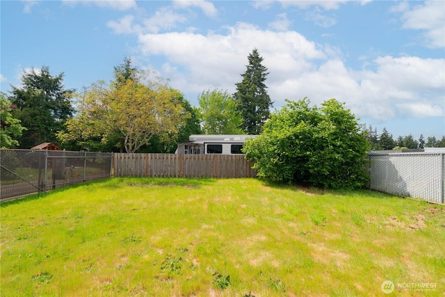 view of yard