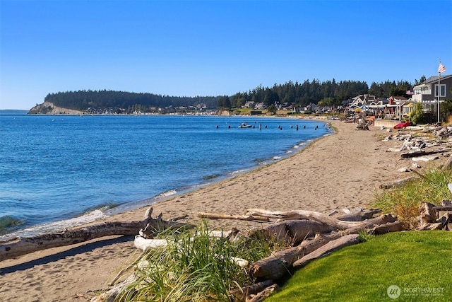 5844 Mutiny Bay Rd, Freeland, WA 98249 - view of water feature with a view of the beach